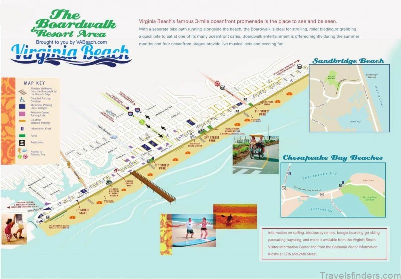 virginia beach resort area graphic map