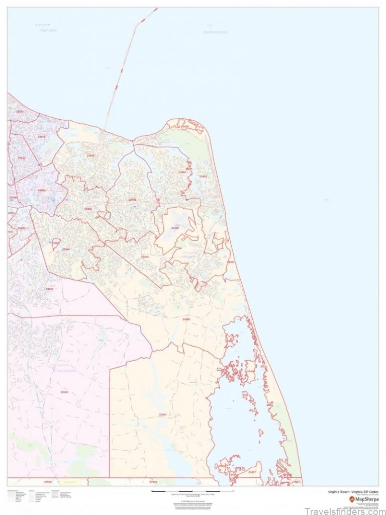 virginia beach virginia zip codes