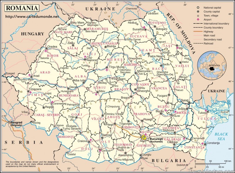a romania travel guide to visit the best destinations map of romania 1