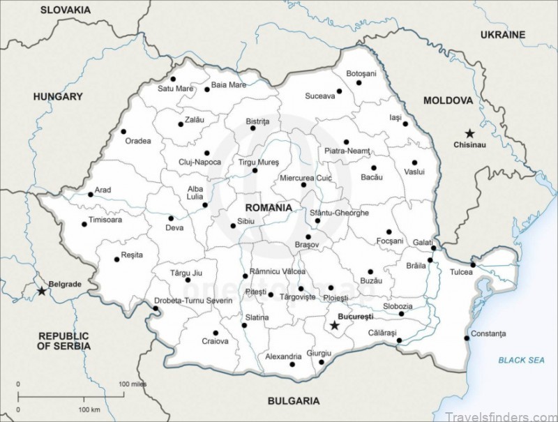 a romania travel guide to visit the best destinations map of romania