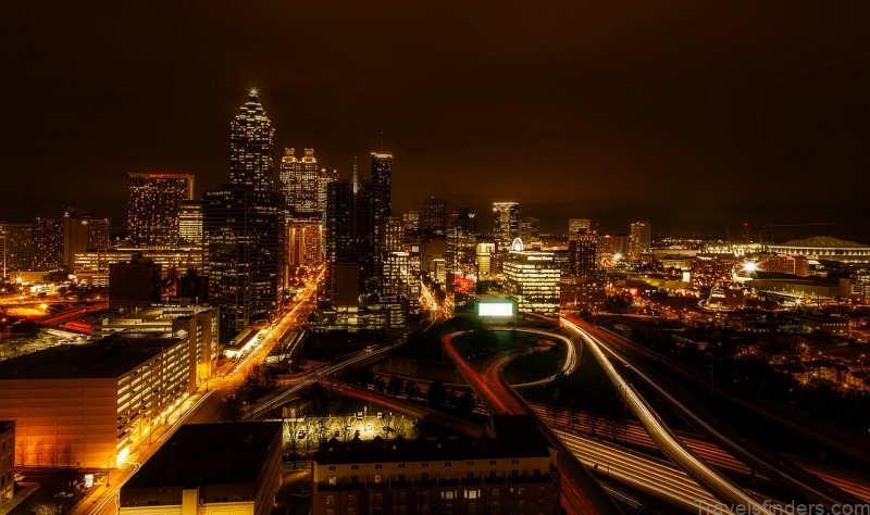 atlanta travel guide for tourists a detailed map of the city 2