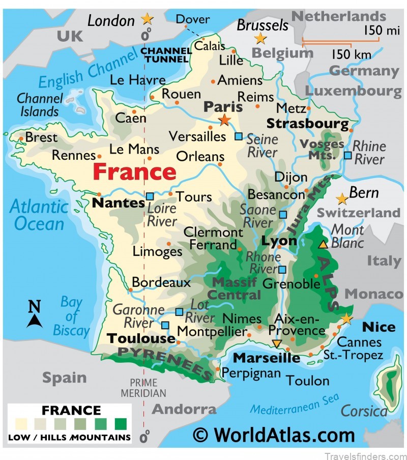 france travel guide for tourists map of france 2