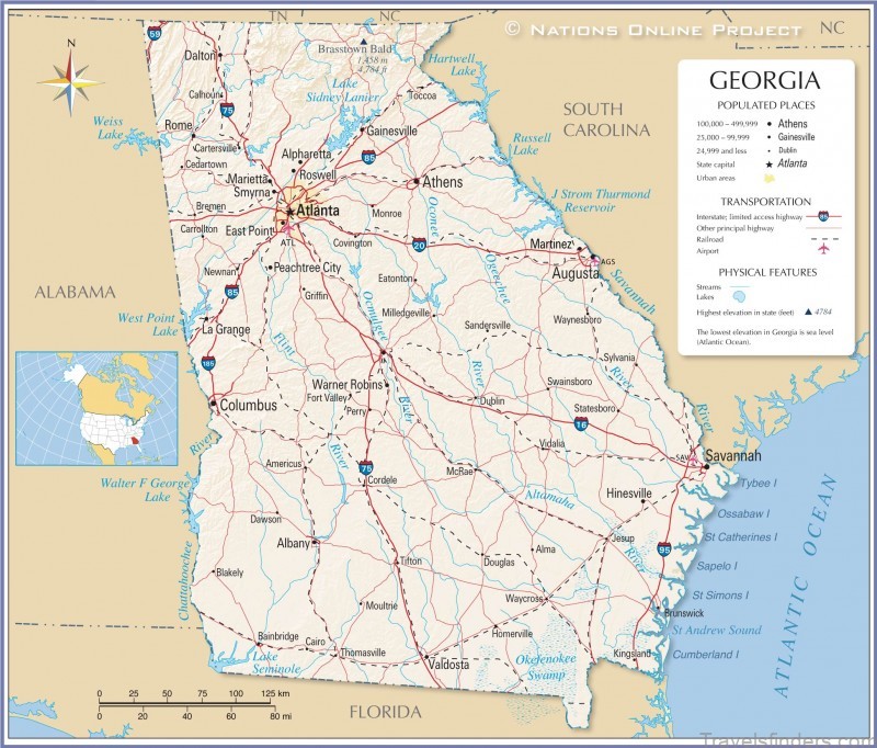 georgia map