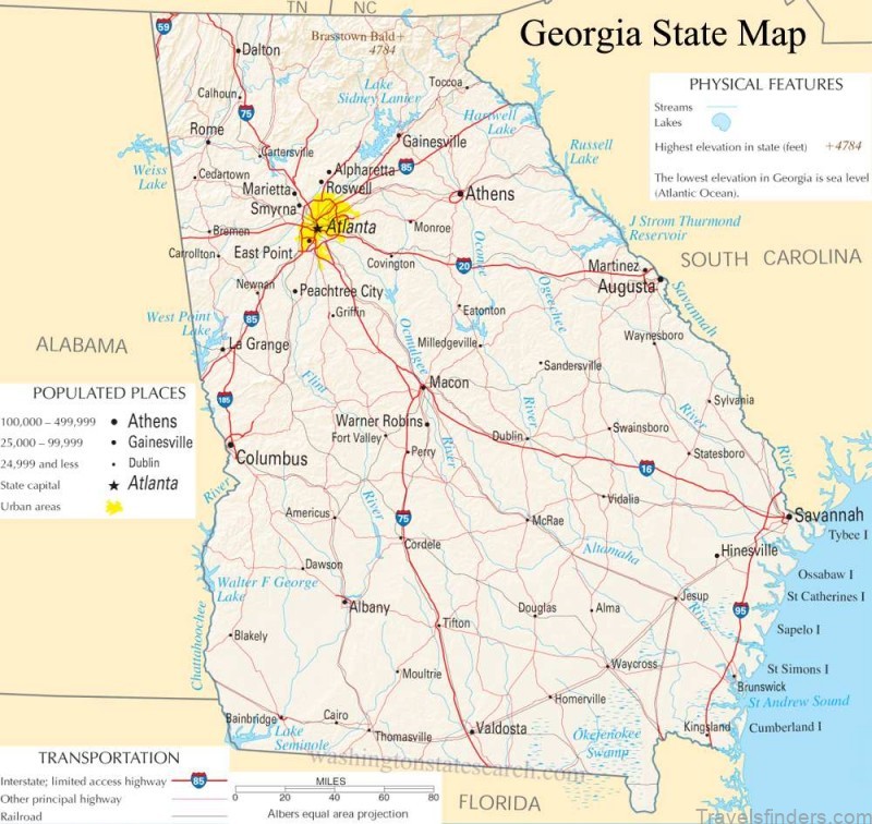 georgia state map