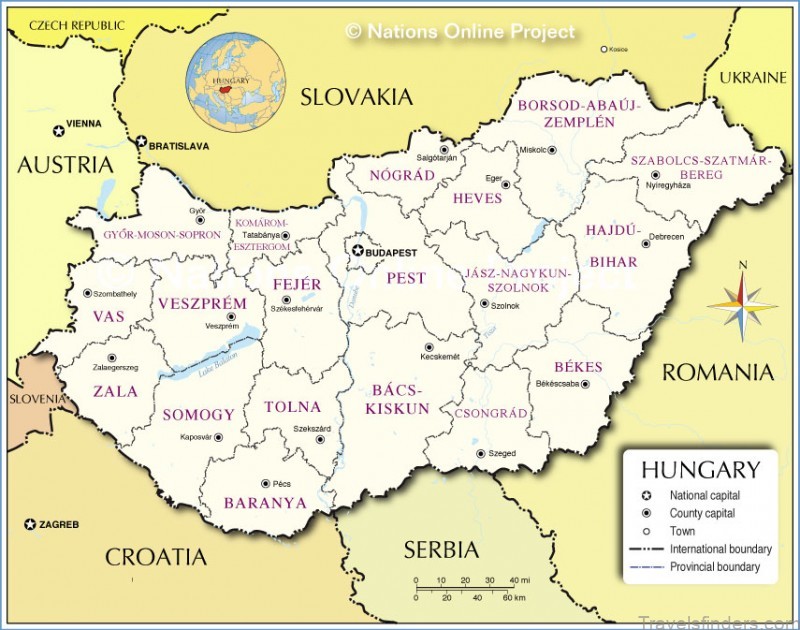 hungary travel guide for tourist a map of hungary and road trips 4
