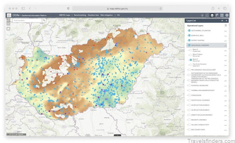 hungary travel guide for tourist a map of hungary and road trips