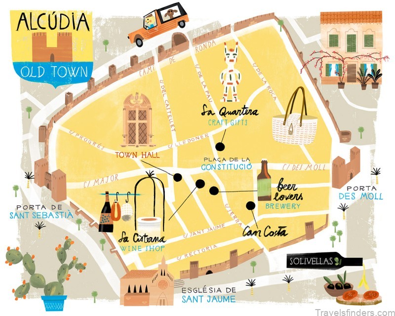 the best guide to discovering alcudia island of menorca map of alcudia 1