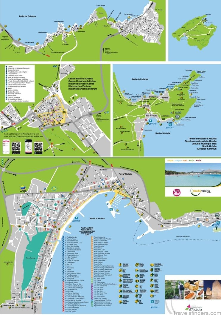 the best guide to discovering alcudia island of menorca map of alcudia