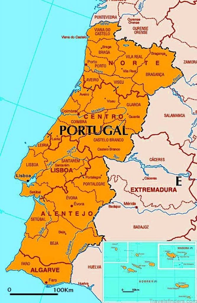 the ultimate guide for visiting portugal map of portugal 2
