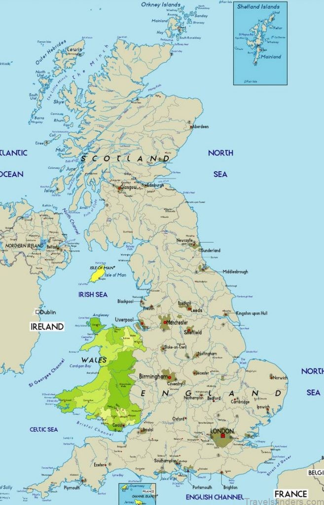 wales united kingdom map what to see and do in wales