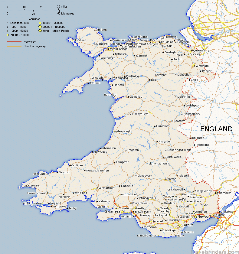wales united kingdom map what to see and do in wales
