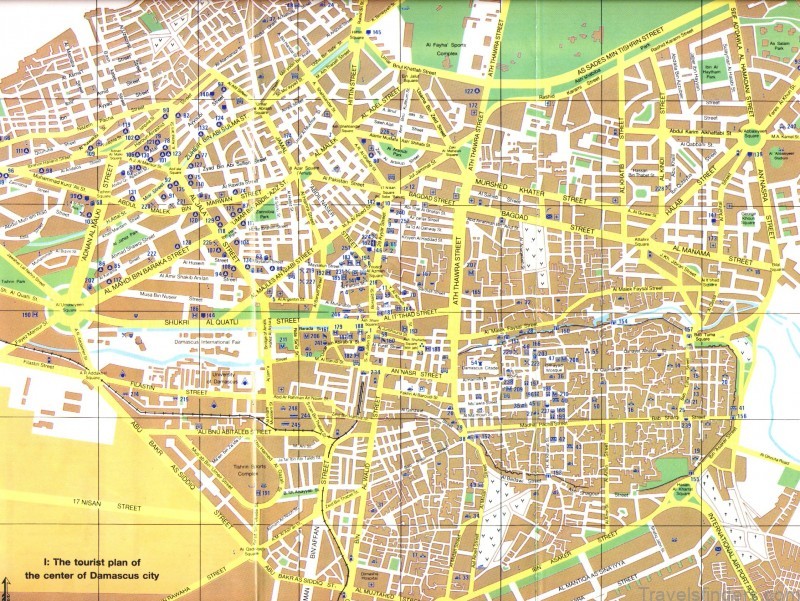 damascus travel guide for tourist a complete map of damascus 3