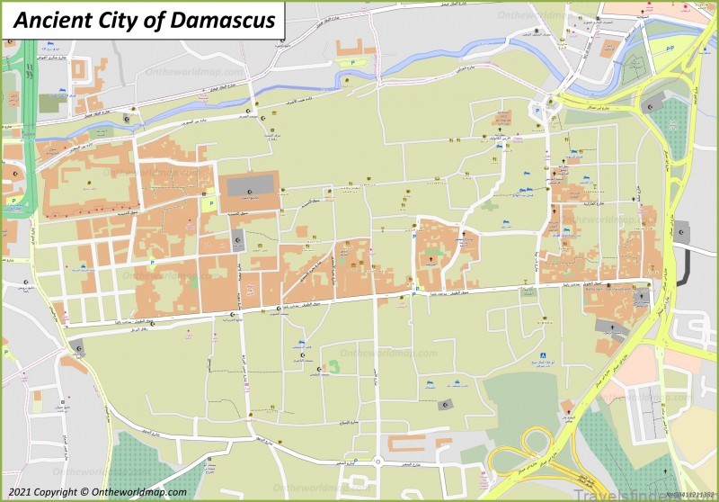 damascus travel guide for tourist a complete map of damascus 4