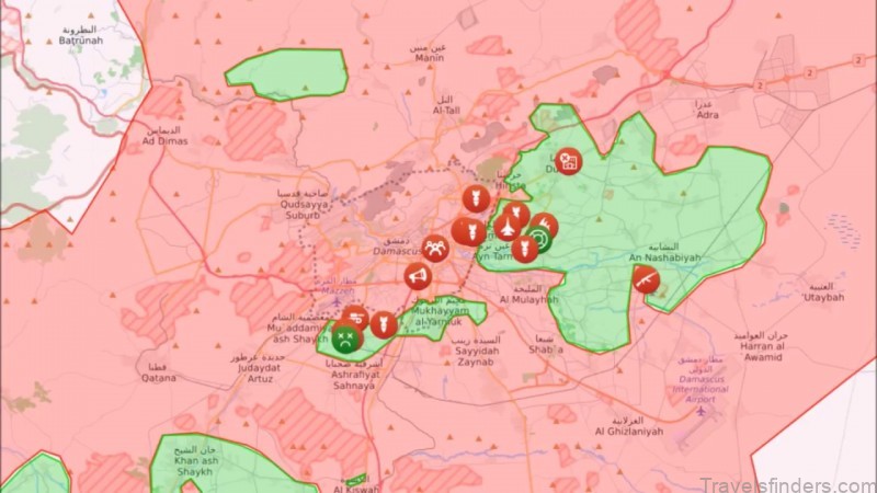 damascus travel guide for tourist a complete map of damascus 6