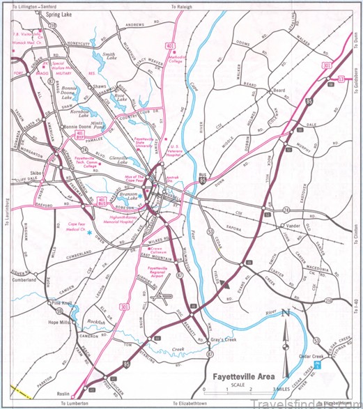 fayetteville a travel guide for tourists map of fayetteville 1