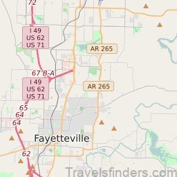fayetteville a travel guide for tourists map of fayetteville