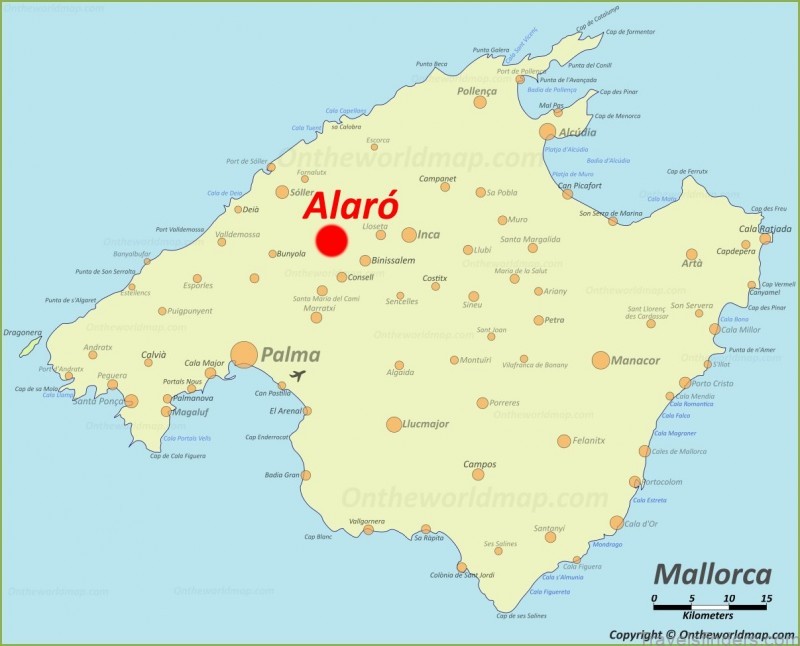 get the best travel guide to alaro with this map 1