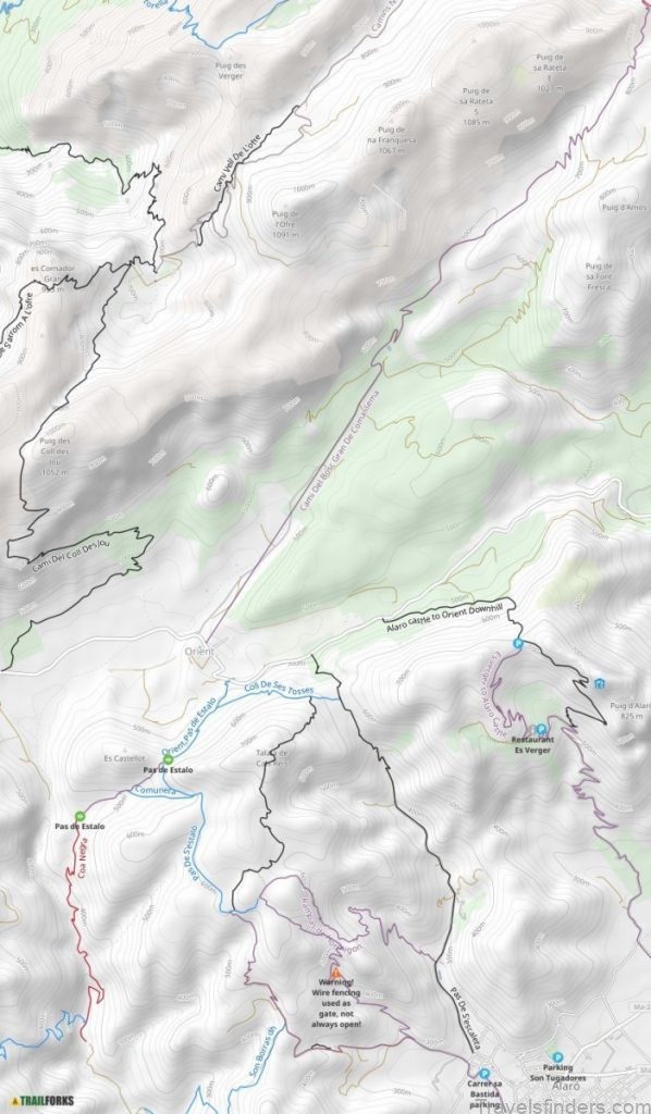 get the best travel guide to alaro with this map