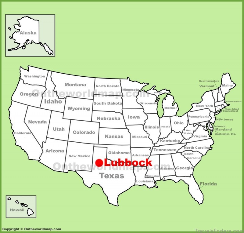 lubbock travel guide for tourist map of lubbock 2
