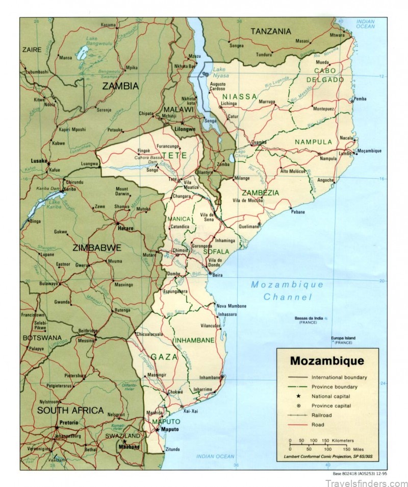 map of mozambique mozambique vacation everything you need to know