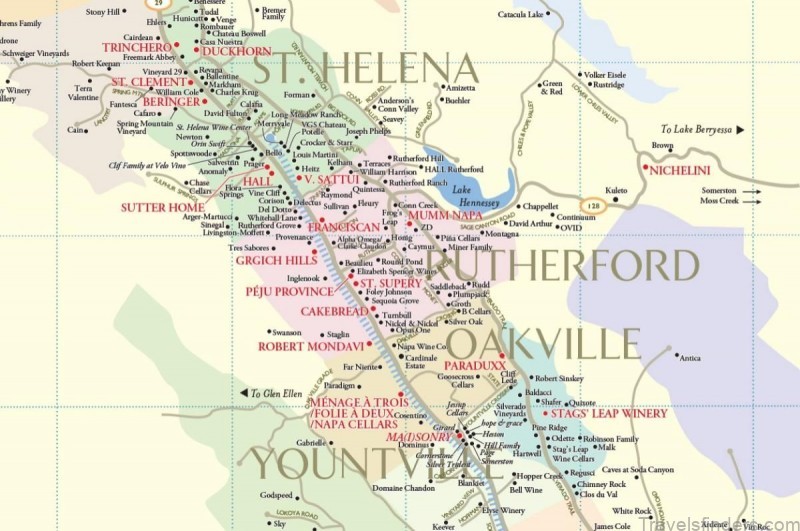 map of napa napa valley a travel guide for locals and tourists 1