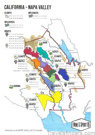map of napa napa valley a travel guide for locals and tourists 2