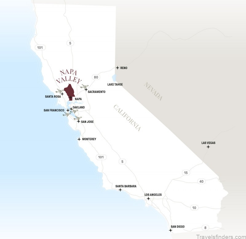map of napa napa valley a travel guide for locals and tourists 4
