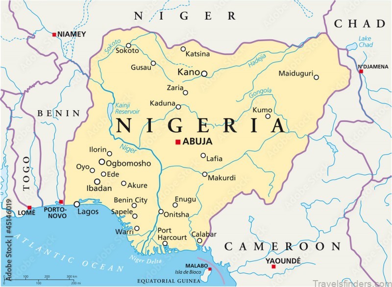 map of nigeria the most fascinating destinations to visit in nigeria 2