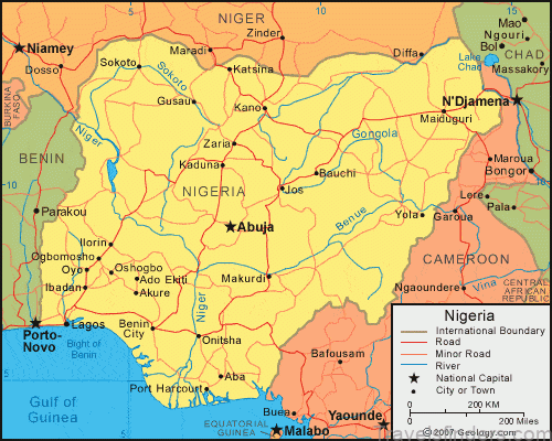 map of nigeria the most fascinating destinations to visit in nigeria