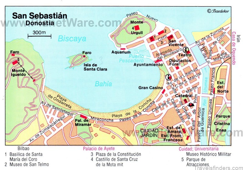 map of san sebastian san sebastian a travel guide for tourists 3