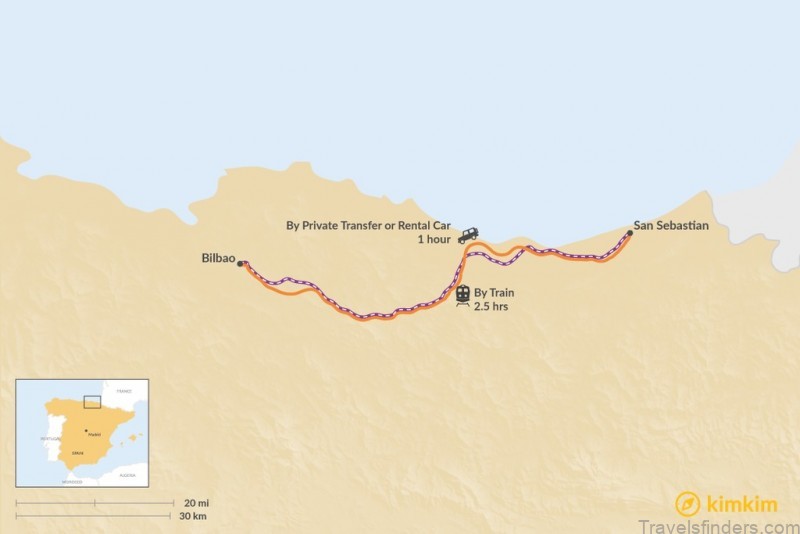 map of san sebastian san sebastian a travel guide for tourists 4