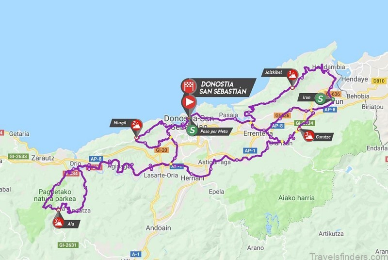 map of san sebastian san sebastian a travel guide for tourists