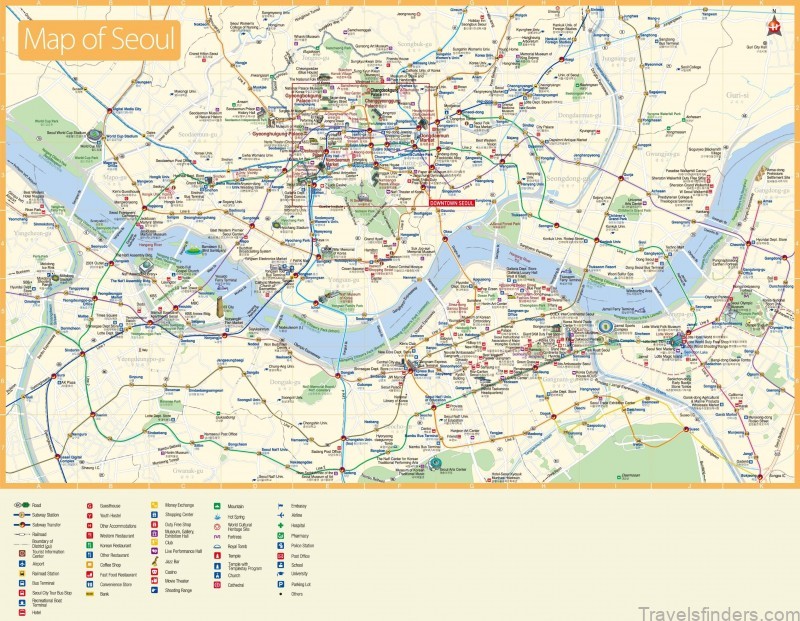 map of seoul seoul travel guide a map that will help you plan your trip 3