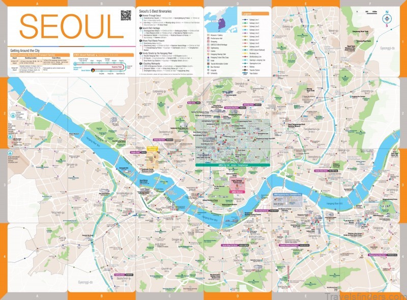 map of seoul seoul travel guide a map that will help you plan your trip 5