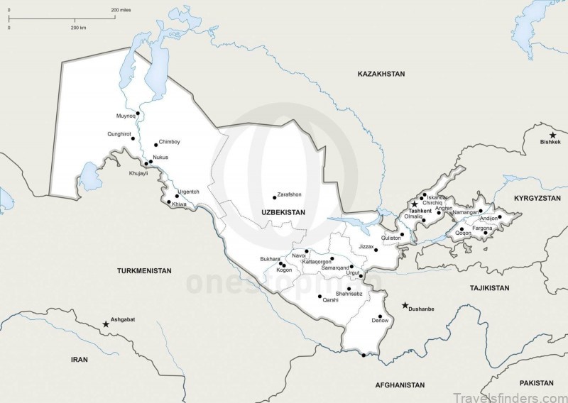 map of uzbekistan the ultimate uzbekistan travel guide what to do and where 1