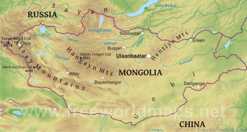 mongolia travel guide map for international tourists 4