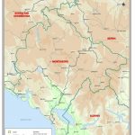 montenegro travel guide for tourist map of montenegro 1