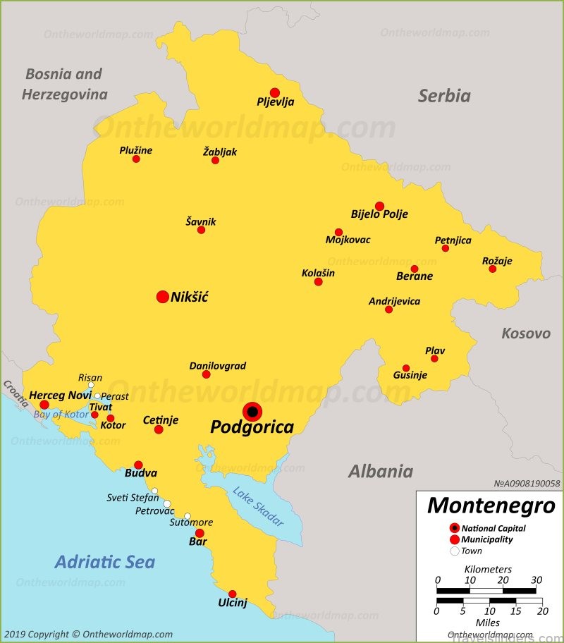 montenegro travel guide for tourist map of montenegro 2