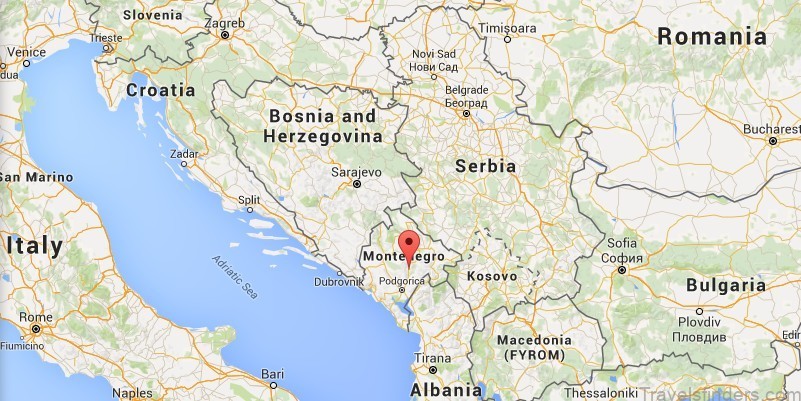 montenegro travel guide for tourist map of montenegro 4