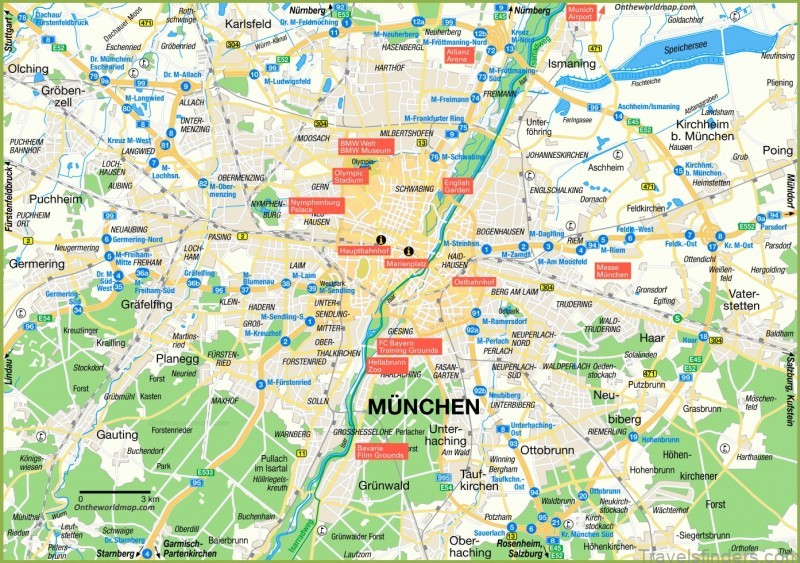 munich travel guide for tourist map of munich 3
