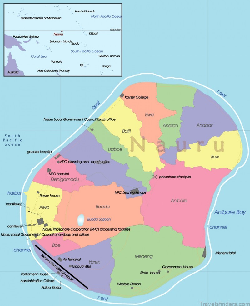 nauru travel guide and map for tourists 1