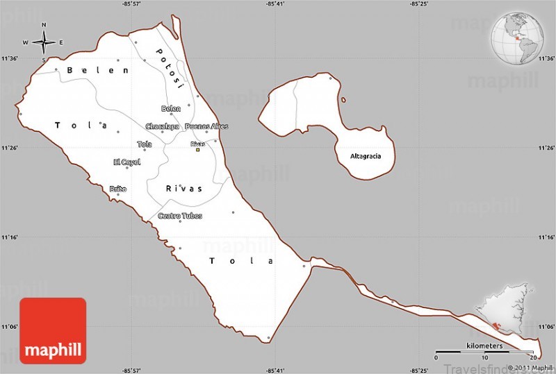 rivas travel guide for tourist map of rivas 4