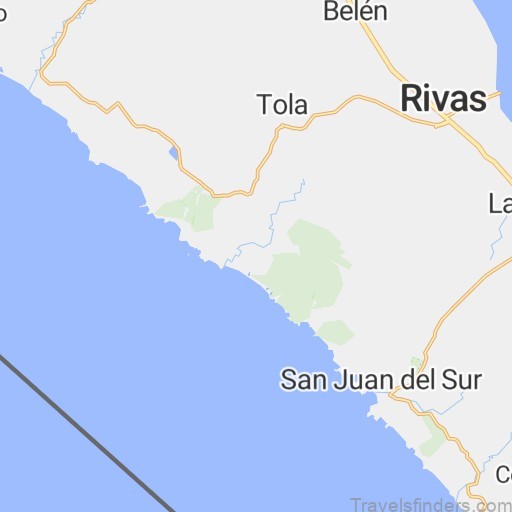 rivas travel guide for tourist map of rivas