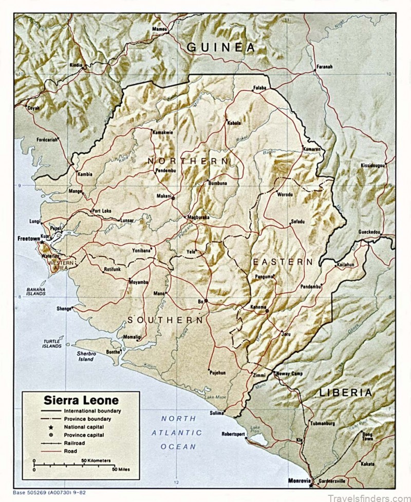 sierra leone travel guide for tourists map of sierra leone 3