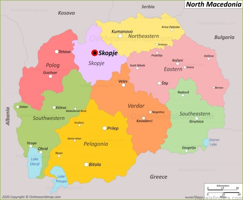 the best travel guide for north macedonia tourist map 2