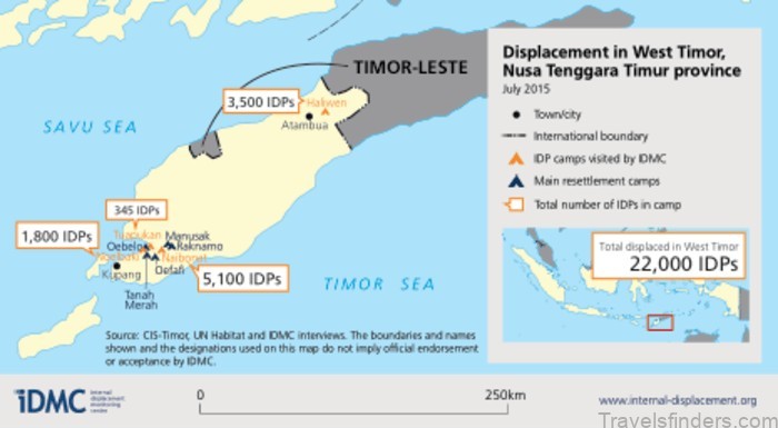 timor leste travel guide for tourists map of timor leste 1