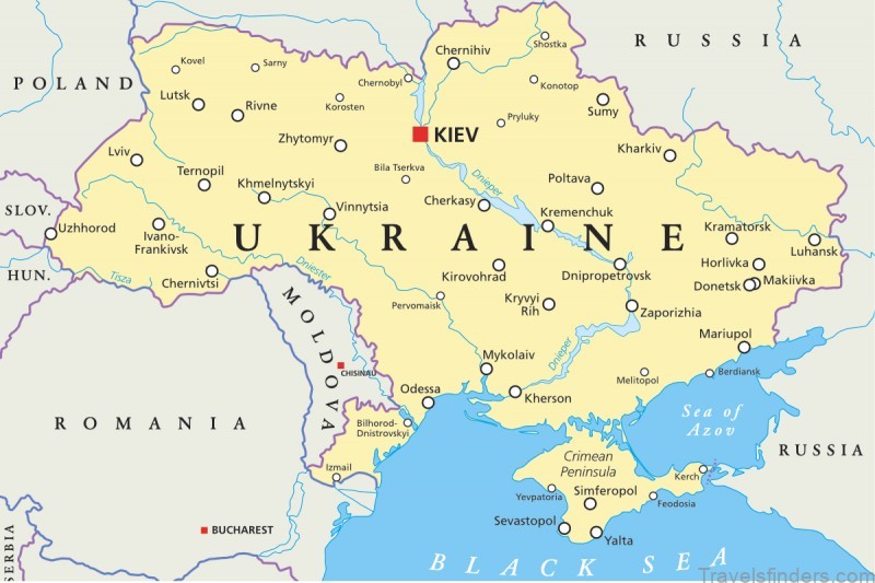 ukraine travel guide map of ukraine 4