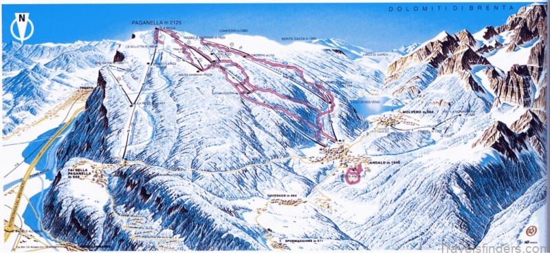 andalo travel guide for tourist map of andalo 2