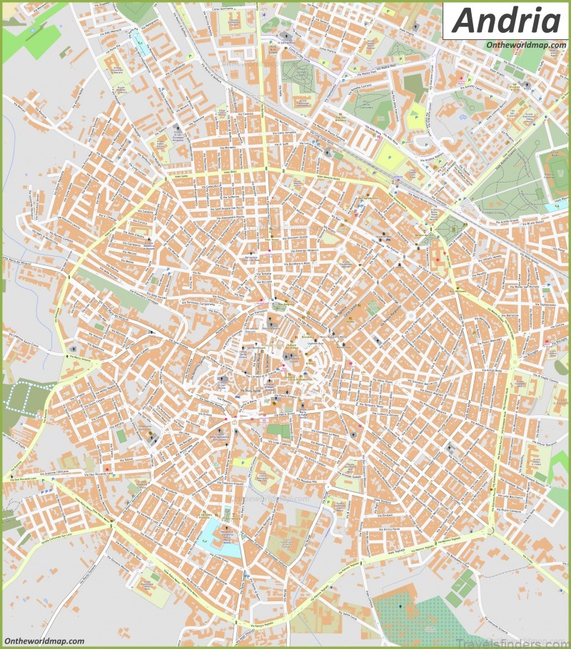 andria travel guide for tourist map of andria 2