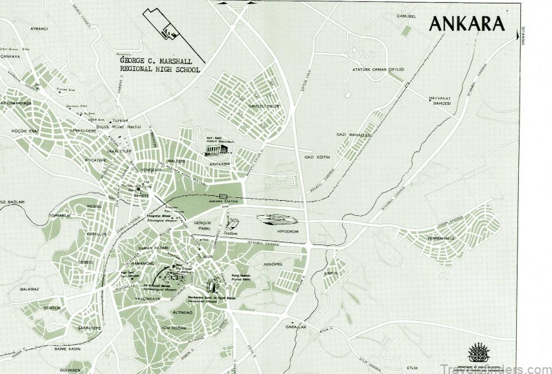 ankara travel guide for tourists map of ankara 1